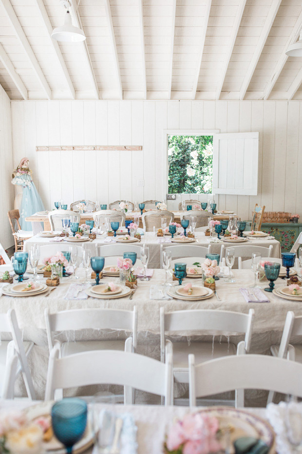 Beautiful shabby chic, boho inspired bridal shower by Jenny Quicksall Photography // onefabday.com