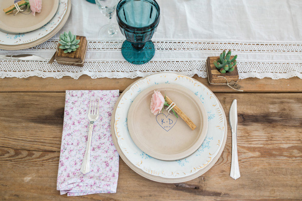 Beautiful shabby chic, boho inspired bridal shower by Jenny Quicksall Photography // onefabday.com