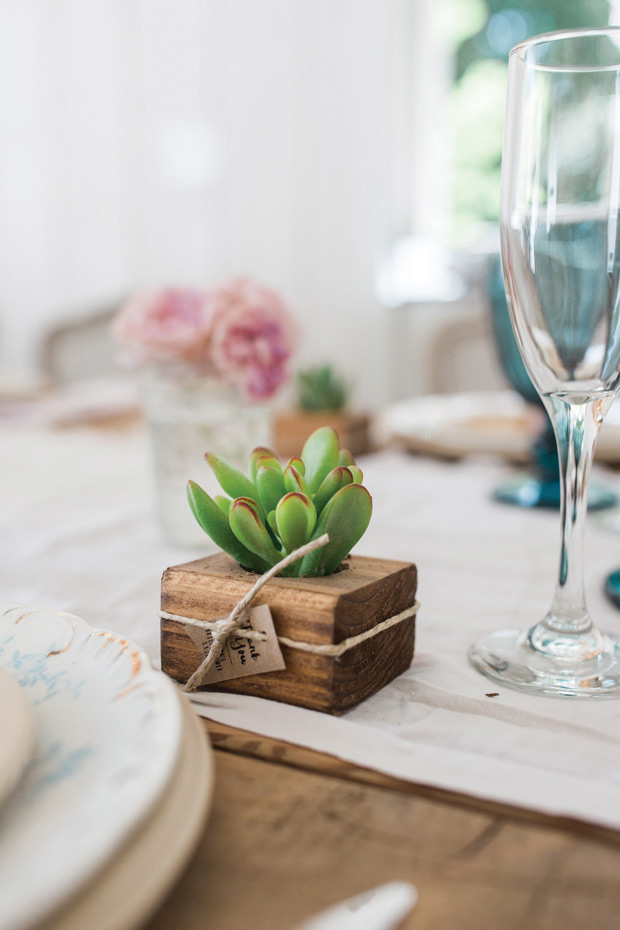 Beautiful shabby chic, boho inspired bridal shower by Jenny Quicksall Photography // onefabday.com