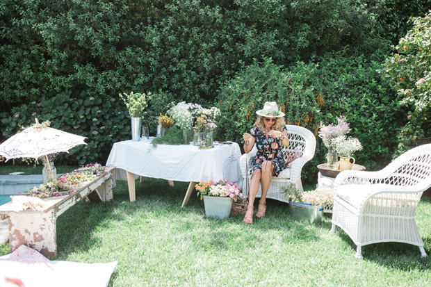 Beautiful shabby chic, boho inspired bridal shower by Jenny Quicksall Photography // onefabday.com