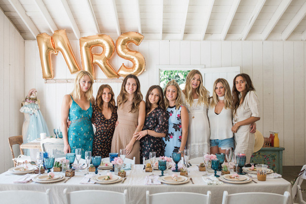 Beautiful shabby chic, boho inspired bridal shower by Jenny Quicksall Photography // onefabday.com