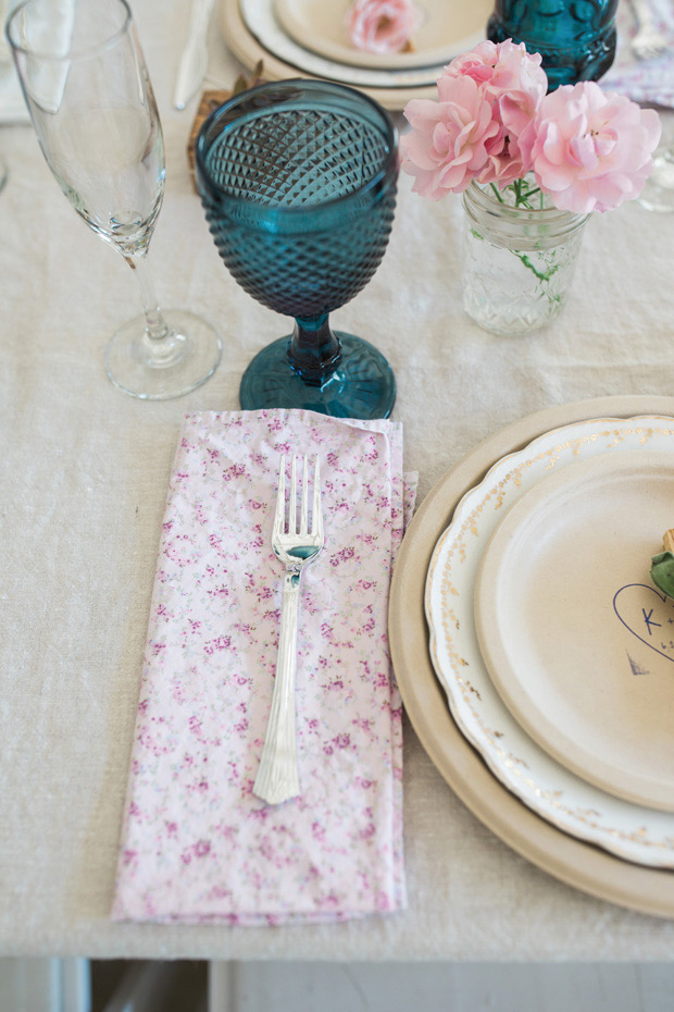 Beautiful shabby chic, boho inspired bridal shower by Jenny Quicksall Photography // onefabday.com