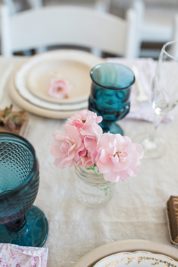 Beautiful shabby chic, boho inspired bridal shower by Jenny Quicksall Photography // onefabday.com