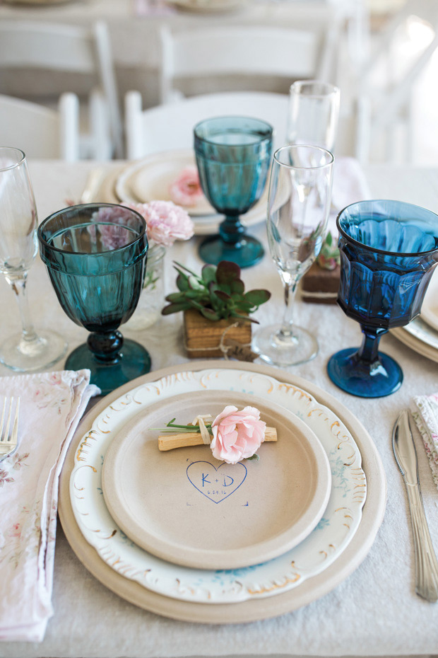 Beautiful shabby chic, boho inspired bridal shower by Jenny Quicksall Photography // onefabday.com