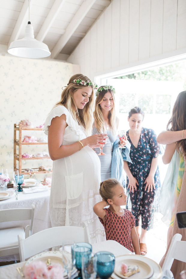 Beautiful shabby chic, boho inspired bridal shower by Jenny Quicksall Photography // onefabday.com