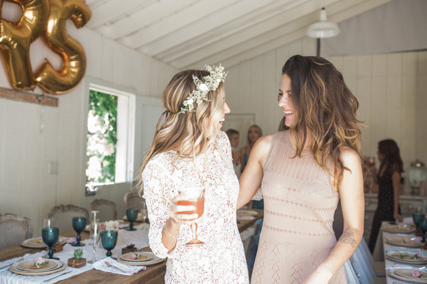 Beautiful shabby chic, boho inspired bridal shower by Jenny Quicksall Photography // onefabday.com