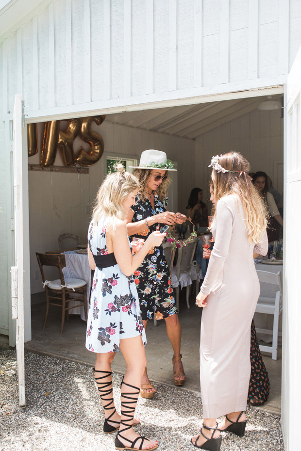 Beautiful shabby chic, boho inspired bridal shower by Jenny Quicksall Photography // onefabday.com