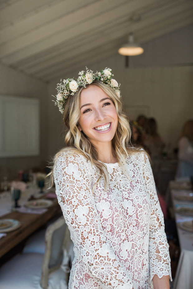 Beautiful shabby chic, boho inspired bridal shower by Jenny Quicksall Photography // onefabday.com