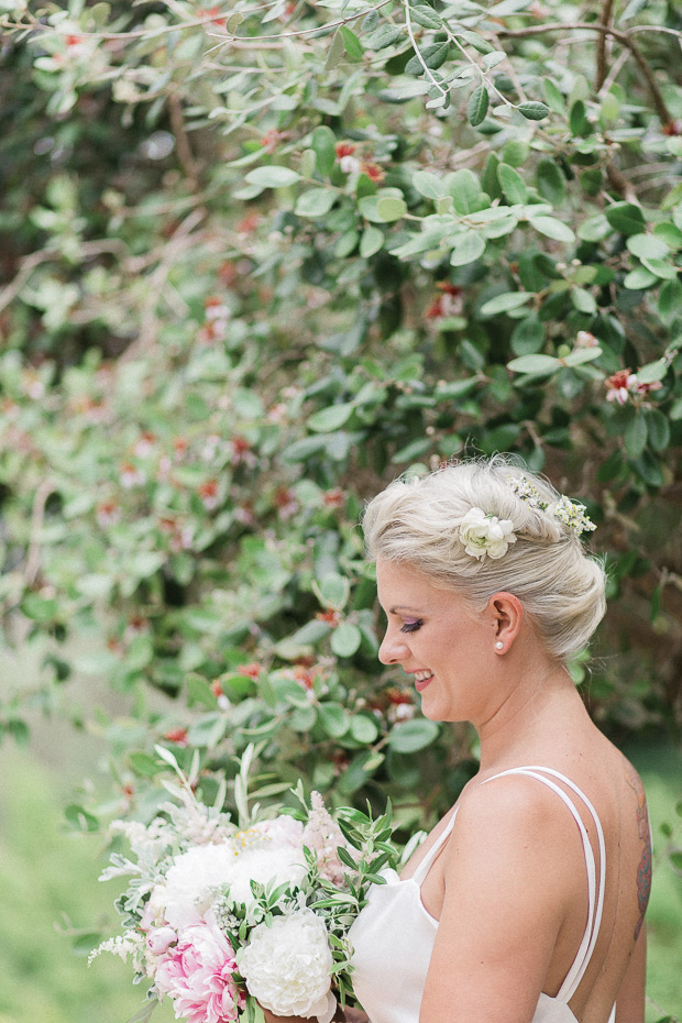 Pretty peony filled wedding at Canpoma Finca by White Cat Studio // onefabday.com