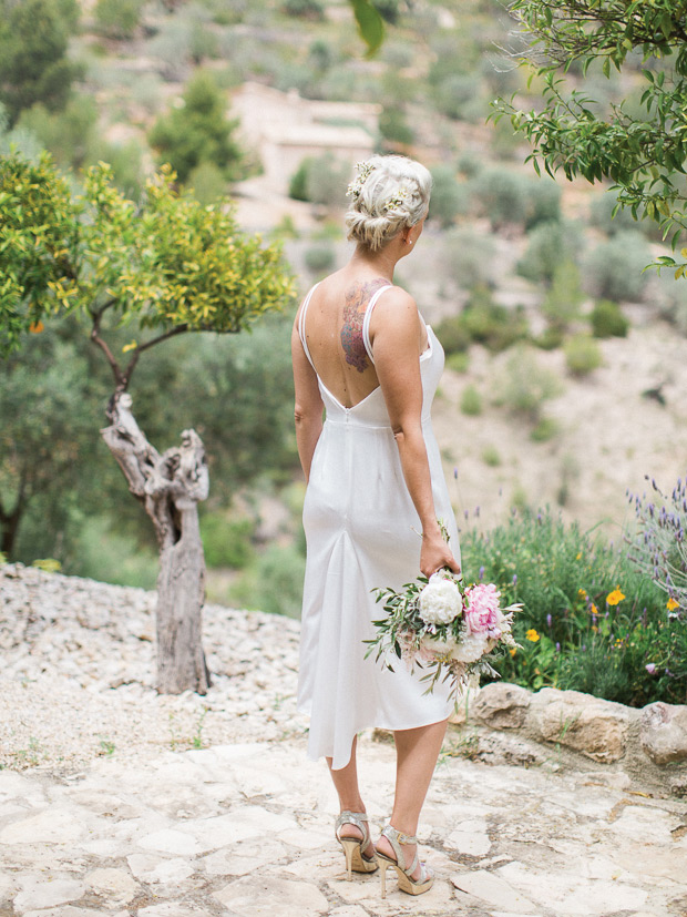 Pretty peony filled wedding at Canpoma Finca by White Cat Studio // onefabday.com