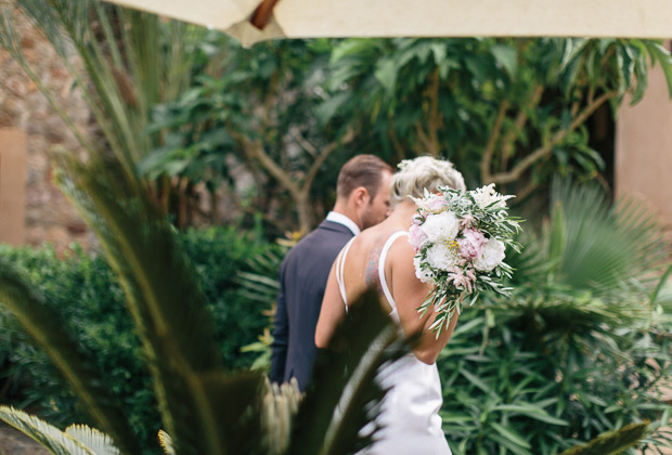 Pretty peony filled wedding at Canpoma Finca by White Cat Studio // onefabday.com