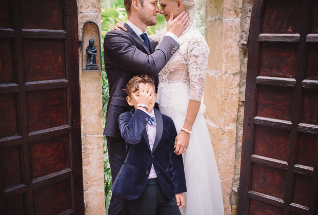 Pretty peony filled wedding at Canpoma Finca by White Cat Studio // onefabday.com