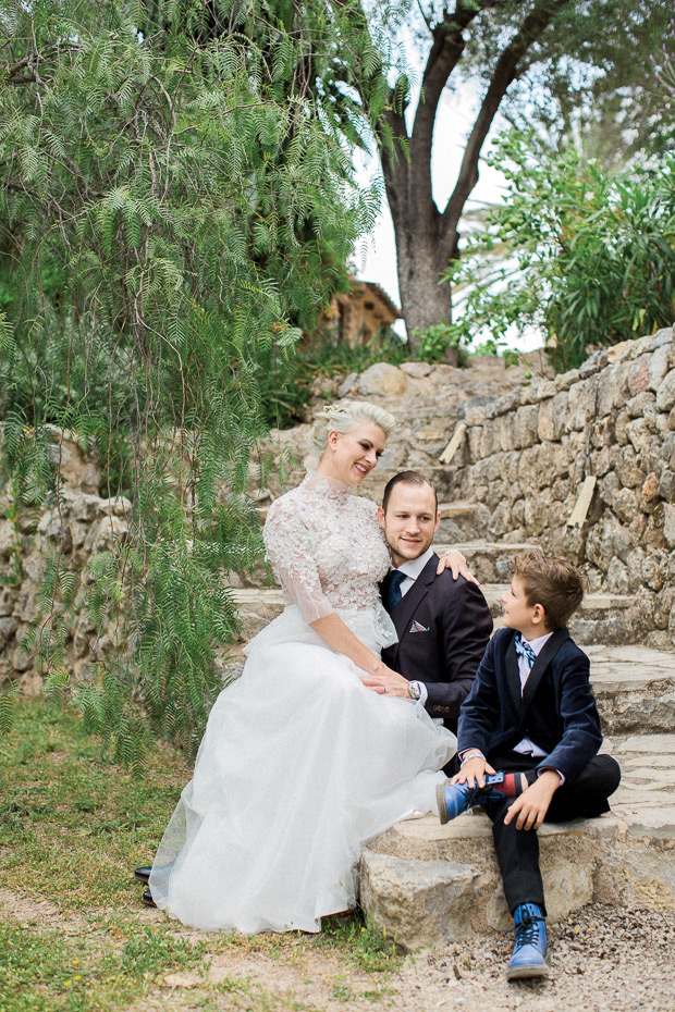 Pretty peony filled wedding at Canpoma Finca by White Cat Studio // onefabday.com