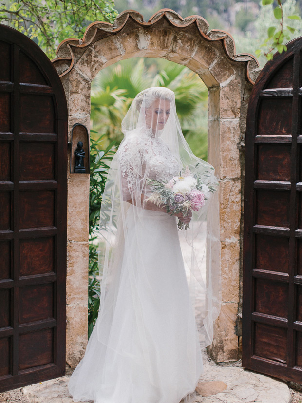 Pretty peony filled wedding at Canpoma Finca by White Cat Studio // onefabday.com