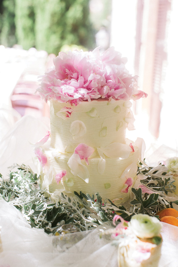 Pretty peony filled wedding at Canpoma Finca by White Cat Studio // onefabday.com