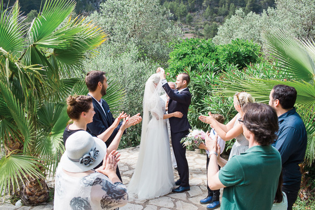 Pretty peony filled wedding at Canpoma Finca by White Cat Studio // onefabday.com