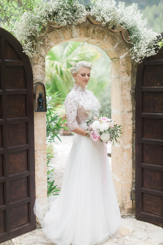 Pretty peony filled wedding at Canpoma Finca by White Cat Studio // onefabday-com.go-vip.net