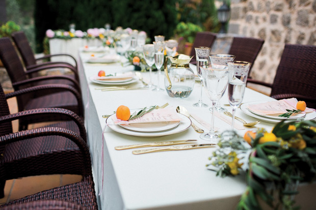 Pretty peony filled wedding at Canpoma Finca by White Cat Studio // onefabday.com