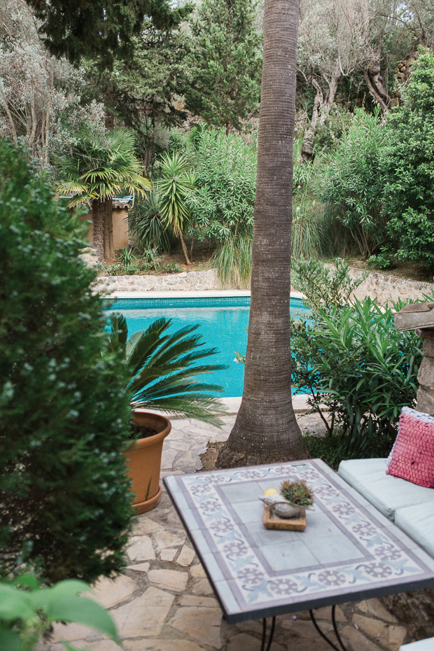 Pretty peony filled wedding at Canpoma Finca by White Cat Studio // onefabday.com