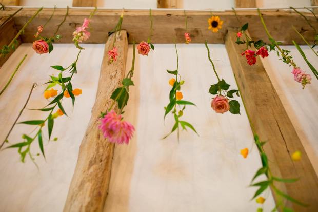 Pretty colourful floral wedding at Clock Barn by Mia Photography // onefabday.com