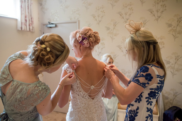 Pretty colourful floral wedding at Clock Barn by Mia Photography // onefabday.com