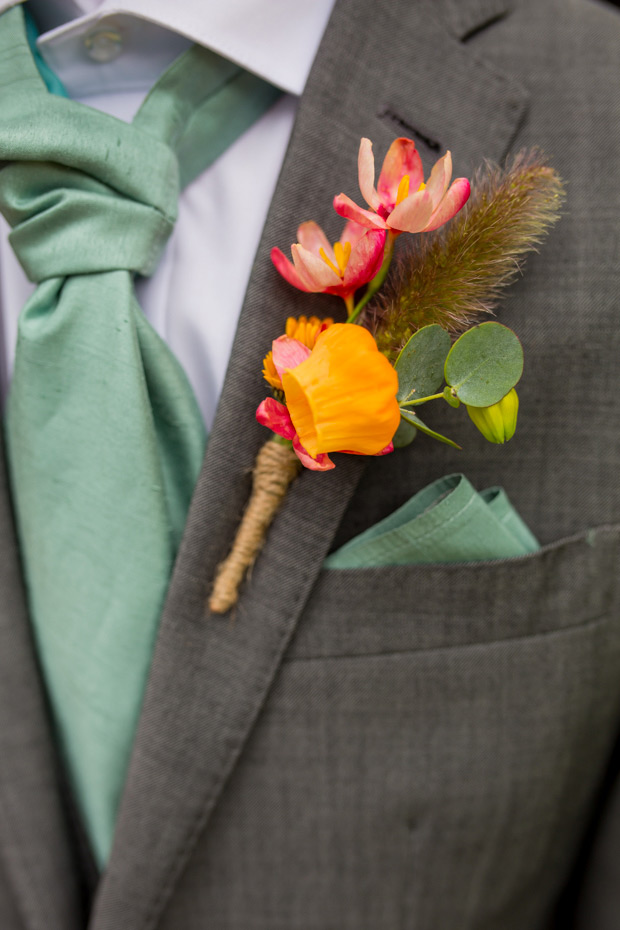 Pretty colourful floral wedding at Clock Barn by Mia Photography // onefabday.com