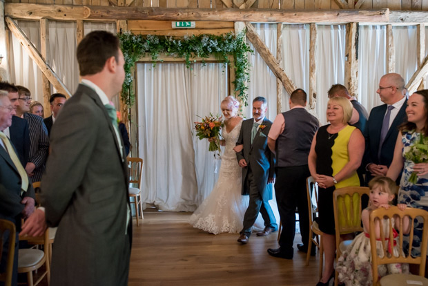 Pretty colourful floral wedding at Clock Barn by Mia Photography // onefabday.com