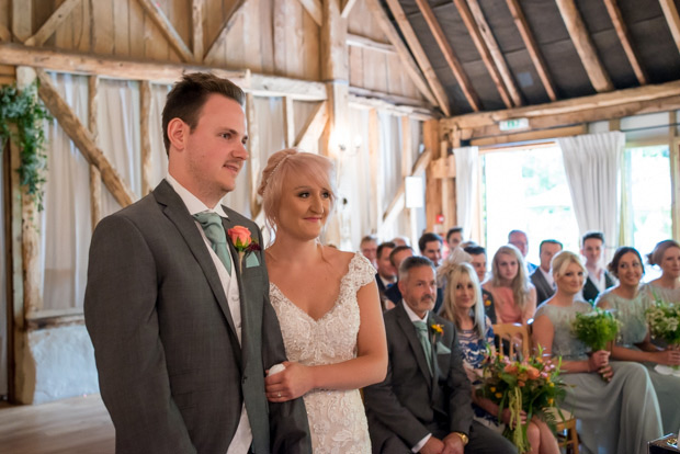 Pretty colourful floral wedding at Clock Barn by Mia Photography // onefabday.com