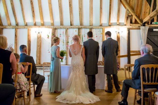 Pretty colourful floral wedding at Clock Barn by Mia Photography // onefabday.com