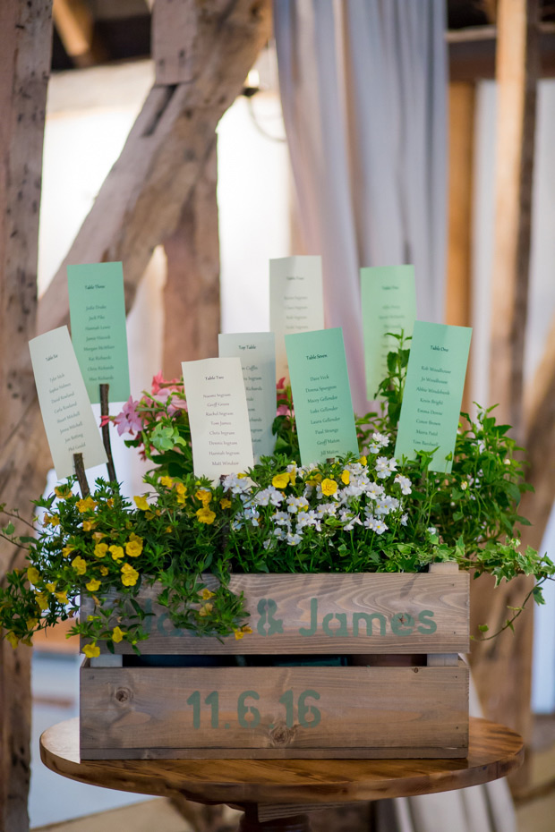 Pretty colourful floral wedding at Clock Barn by Mia Photography // onefabday.com