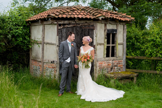 Pretty colourful floral wedding at Clock Barn by Mia Photography // onefabday.com