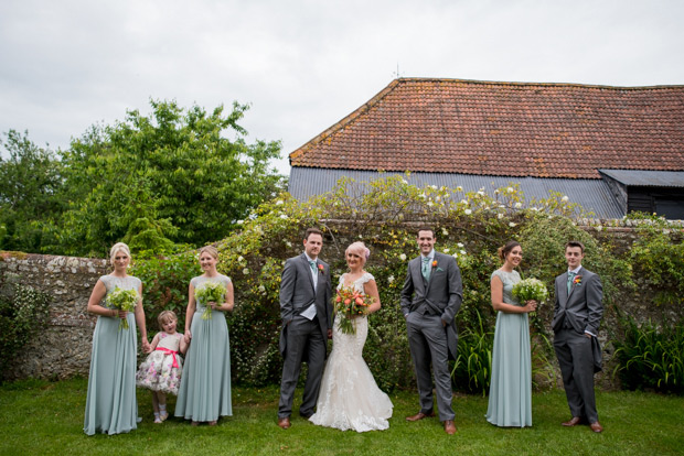 Pretty colourful floral wedding at Clock Barn by Mia Photography // onefabday.com