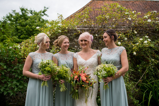 Pretty colourful floral wedding at Clock Barn by Mia Photography // onefabday.com