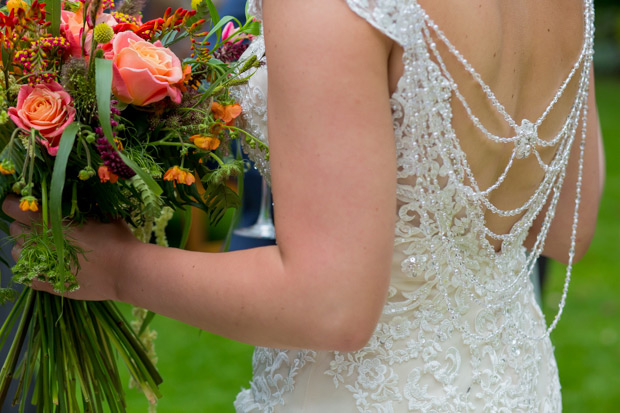 Pretty colourful floral wedding at Clock Barn by Mia Photography // onefabday.com