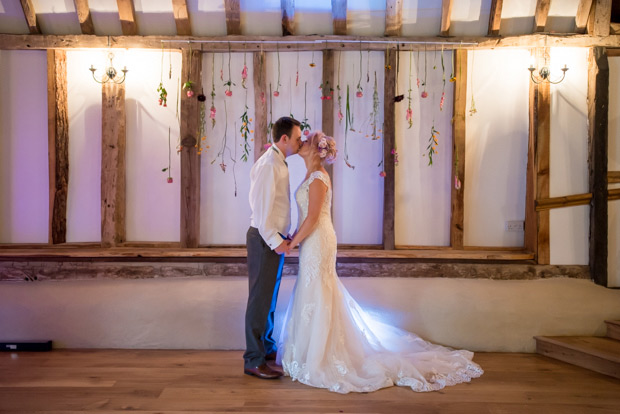 Pretty colourful floral wedding at Clock Barn by Mia Photography // onefabday.com