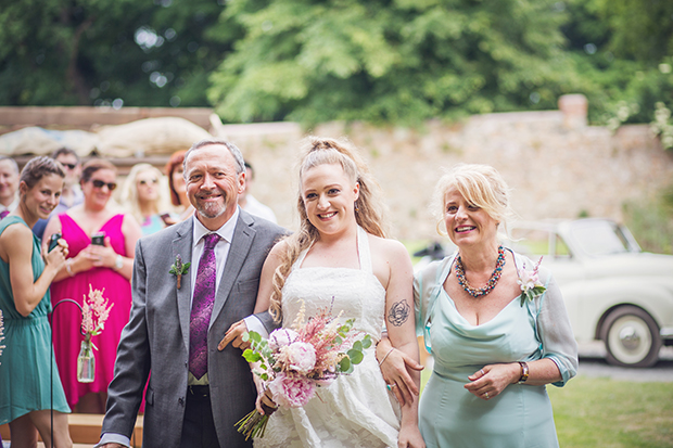 Boho Arthur's Barn Real Wedding by Lucy Nuzum Photography // onefabday.com