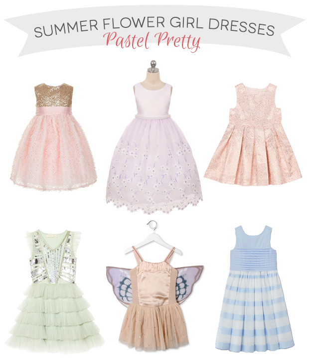 Summer Flower Girl Dresses // find out where to buy on onefabday.com