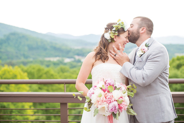 Pretty peach and lemon wedding by Hope Taylor Photography // onefabday.com