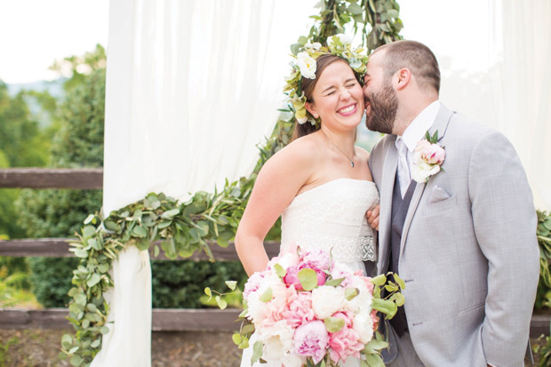 Pretty peach and lemon wedding by Hope Taylor Photography // onefabday.com