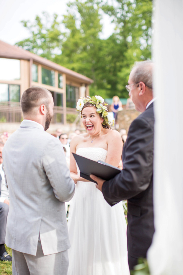 Pretty peach and lemon wedding by Hope Taylor Photography // onefabday.com