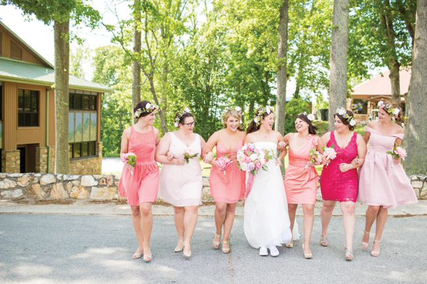 Pretty peach and lemon wedding by Hope Taylor Photography // onefabday.com