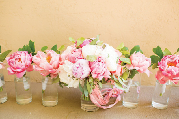 Pretty peach and lemon rustic wedding by Hope Taylor Photography // onefabday.com