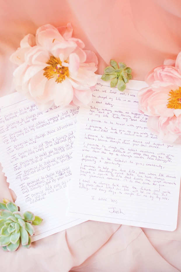 Pretty peach and lemon rustic wedding by Hope Taylor Photography // onefabday.com