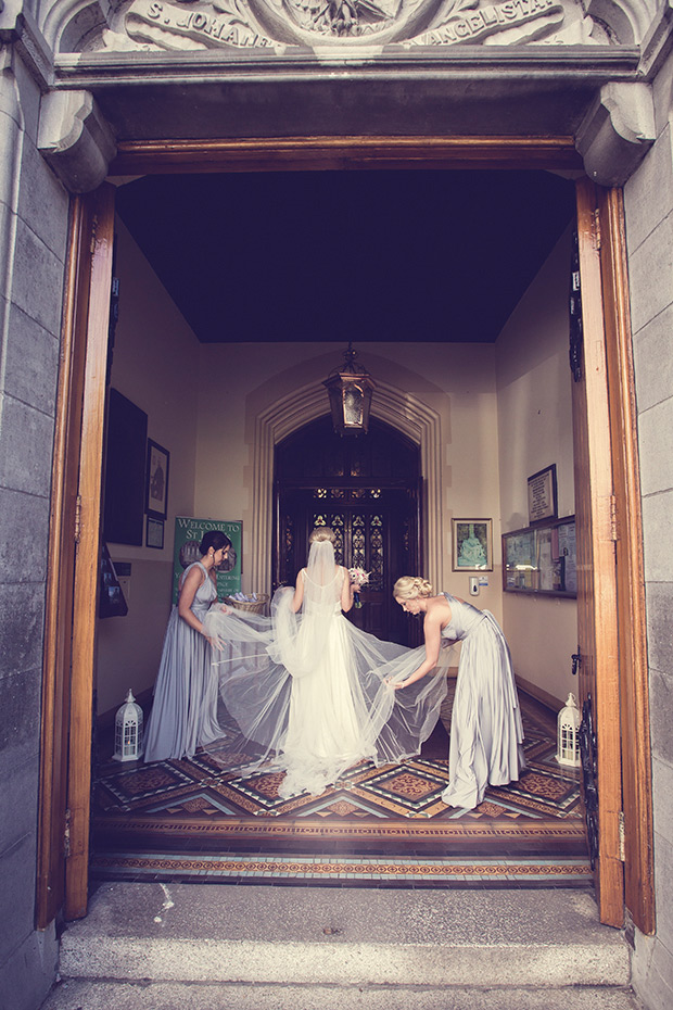 Pretty pastel Langtons wedding, Kilkenny by Bronte photography // onefabday.com