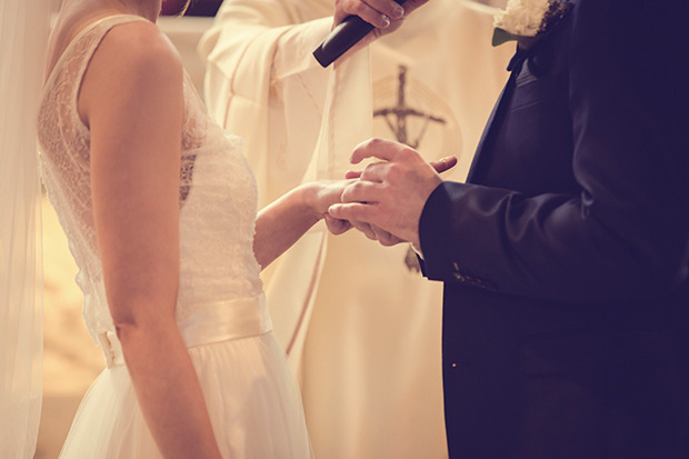 Pretty pastel Langtons wedding, Kilkenny by Bronte photography // onefabday.com