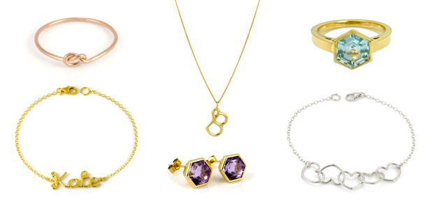 Laura Gravestock dainty jewellery for brides and bridesmaids // onefabday.com