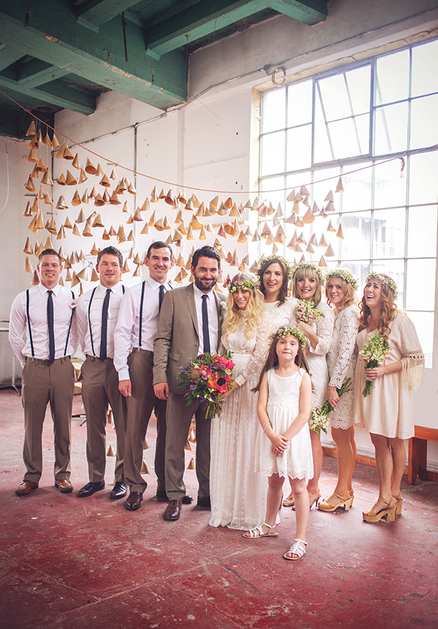 The Chocolate Factory Dublin Wedding by Lucy Nuzum Photography // onefabday.com