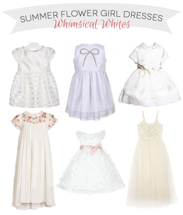 Summer Flower Girl Dresses // find out where to buy on onefabday.com