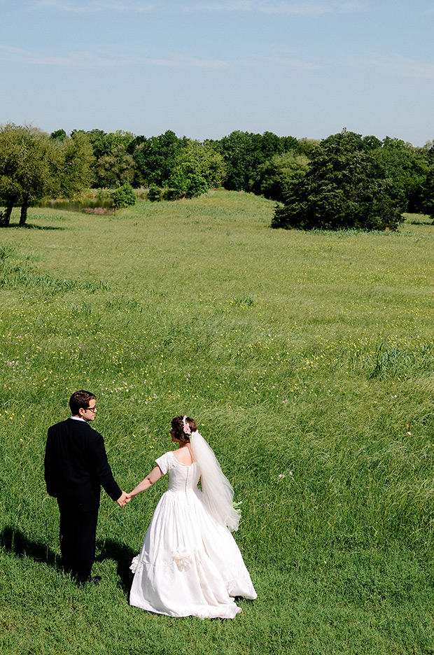 Stunning, Authentic, Pastel, Vintage Wedding at The Prairie by Rachel Ashwell // onefabday.com