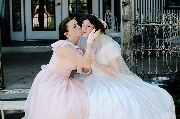 Stunning, Authentic, Pastel, Vintage Wedding at The Prairie by Rachel Ashwell // onefabday.com